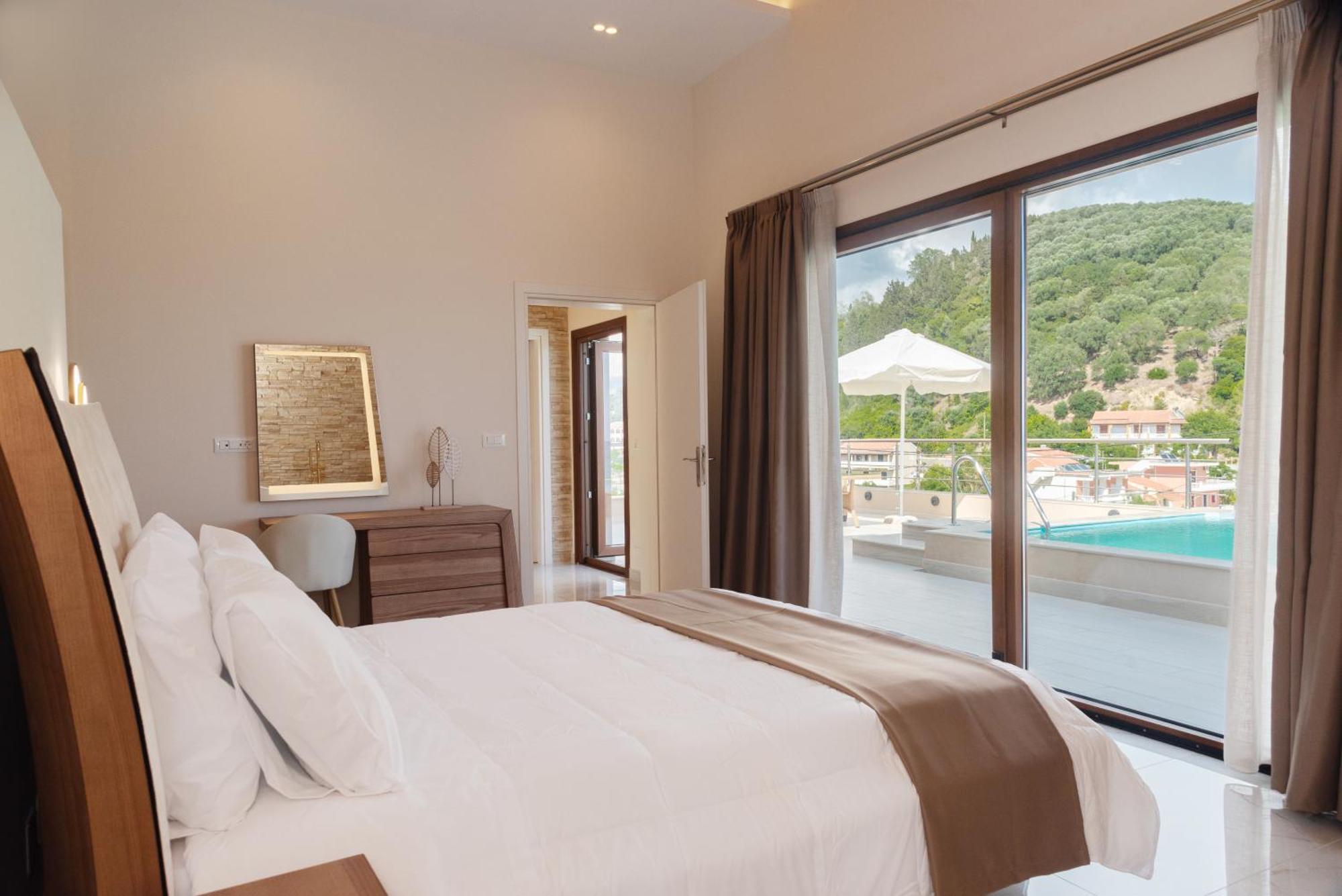 Villa Vasillis-Heated Swimming Pool With Infinity View Vitaládes Dış mekan fotoğraf