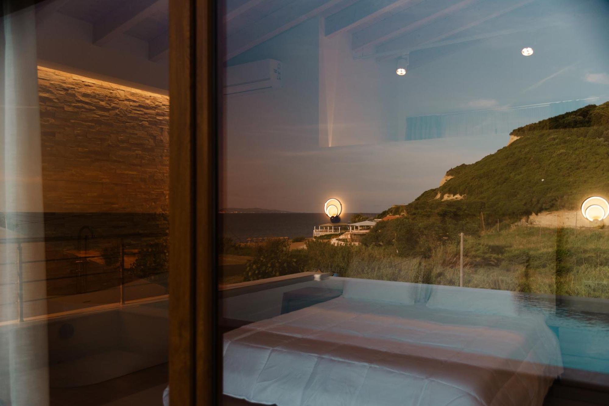 Villa Vasillis-Heated Swimming Pool With Infinity View Vitaládes Dış mekan fotoğraf