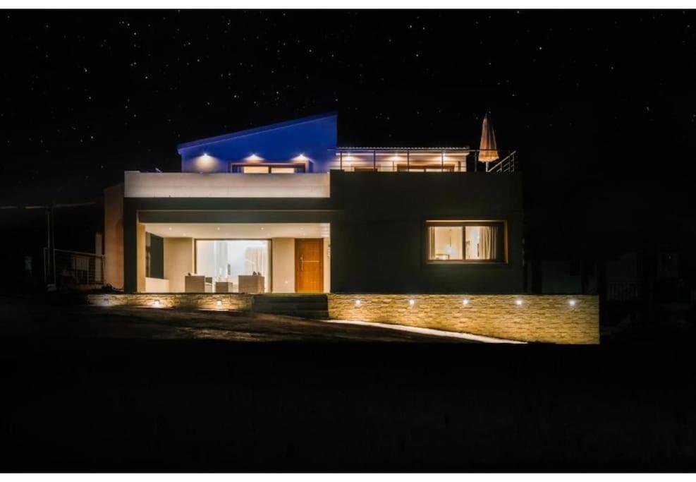 Villa Vasillis-Heated Swimming Pool With Infinity View Vitaládes Dış mekan fotoğraf
